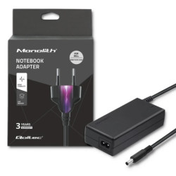 Qoltec Zasilacz do laptopa Dell 65W 19.5V 3.34A 4.5*3.0+pin +kabel zasilający