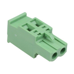 2-Way 5.00mm Vertical Pluggable Terminal Block 15A 300V