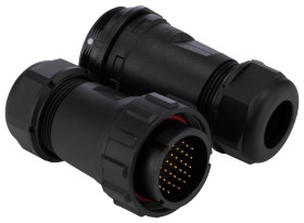 Przemysłowe złącza okrągłe 35, 35-pinowe SP29 Kabel, Układ szeregowy Wtyczka, gniazdo RS PRO