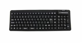 Klawiatura silikonowa USB/OTG czarna