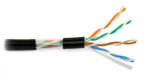 Przewód skrętka UTP kat.5e U/UTP zewnętrzny bez żelu odporny na UV Netset HQ Cu 18448 /305m/