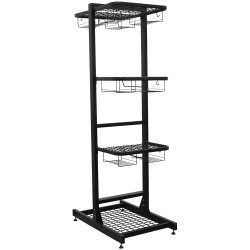 Sealey MS081FS2 Freestanding Motorcycle Helmet &amp; Gear Storage