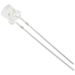 TRU COMPONENTS 1577398 LED Wired White Cylindrical 5mm 2300mcd 90&#xB0; 20mA