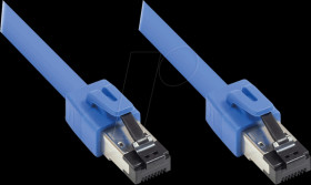 8080-030B Patch cable Cat.8.1 S/FTP, 3m, blue