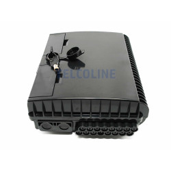 Mufa światłowodowa GFP-16G-BL, 2 wejścia, 16 wyjść, czarna