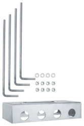 Gniazdo podłogowe stacji ładowania elektrycznego Hager (S x W) 175 mm x 400 mm stal 1 szt.