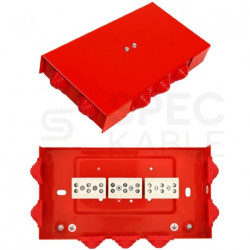 Puszka instalacyjna przeciwpożarowa PIP-2AN ppoż E90 przelotowa 9x6mm2