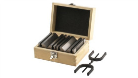 Chrome Steel V Block I Clamp,2 1/8In