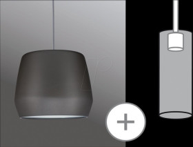 95440 URail shade Pirm 2Easy, 280 mm, matt grey