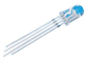 LED, THT, RGB, 4-Pin, 2,6 → 3,6 V, 25°, RS PRO