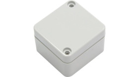 Obudowa ogólnego użytku Poliwęglan szerokość zew. 50 mm długość zew. 52 mm wys. zew. 35 mm RND IP67 Jasnoszary