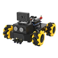 Yahboom Inteligentny zestaw samochodowy dla robotów Roboduino V2 z kamerą WiFi ESP32 Metalowym Korpus Szkolna Zabawka Robotyczna