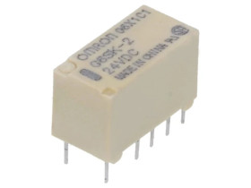 Przekaźnik elektromagnetyczny DPDT Ucewki 24VDC 0,5A/125VAC G6SK-2 DC24