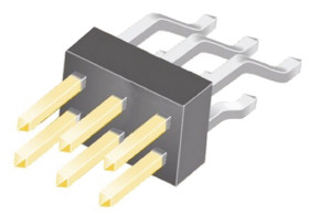 Złącze szpilkowe 8-pinowe raster: 2.54mm 2-rzędowe Samtec Montaż powierzchniowy 7.0A