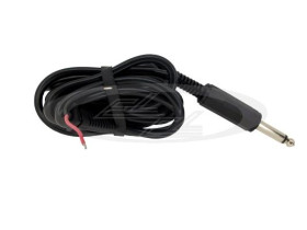 przewód zasilający z wtyczką 6,3mm JACK z odgiętką dł.