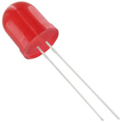 TRU COMPONENTS 1577511 LED wired Red Circular 10 mm 900 mcd 50&#xB0; 20 mA