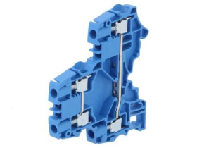 Złączka szynowa SNK 0,2÷6mm2 tory 2 zaciski 4 niebieski 300V 1SNK506220R0000 (ZS6-D2-BL)