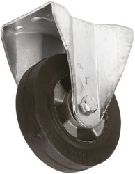 Koło samonastawne średnica kabla 160mm Płyta RS PRO 330kg wysokość całkowita 197mm