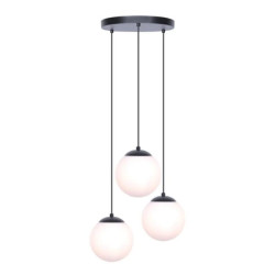 Lampa wisząca CAMINA, szklane białe kule klosze na E27, do salonu K-4746 Kaja Lighting