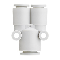 Złączka pneumatyczna Wciskane 16 mm Wciskane 12 mm SMC Złączka Y