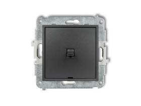 MINI Wyłącznik pojedynczy w stylu amerykańskim grafitowy 11MWPUS-1 KARLIK