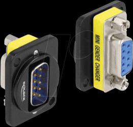 86704 D-Type Module DB9 plug to DB9 female