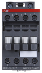 Stycznik 24 → 60 V AC/DC ABB styki: 4 4 kW 25 A 2NO + 2NC Montaż na szynie DIN Śruba 1SBL137501R1100