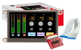 Ekran do Raspberry Pi 4.3in 4D Systems gen4 Diablo 16 Rezystancyjny ekran dotykowy