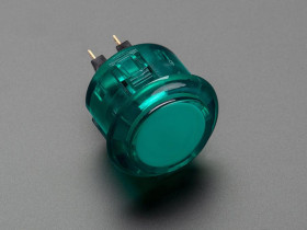 Adafruit Arcade Button - 30mm Translucent Green