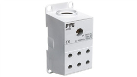 Blok Rozdzielczy Al/Cu 1-Potencjałowy 175A We 1X95-240Mm2 Wy 1X10-50Mm Szary...