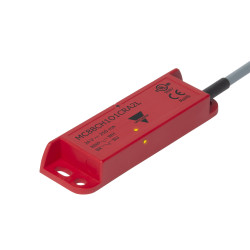 Safety magnetic sensor, rectangular