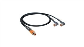 Kabel Konfekcjonowany Obustronnie Rozdzielacz Złącza M12 Duo Proste / 2Xm12...