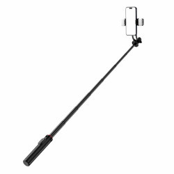 Selfie Stick, wysięgnik WC12YDS Tripod, Pilot BT, Podwójna lampa LED