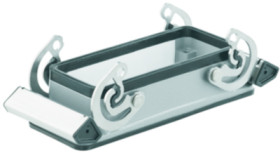 Surface mount housing, size B16, die-cast aluminum, cross bow locking, IP65, 1208600000