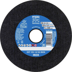 PFERD 61341116 EHT 125 SG INOX Cutting Disc stainless steel angle grinder