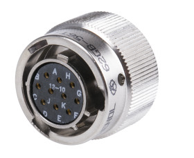 Złącze 10-pinowe Męski Amphenol Limited Żeński Montaż na kablu MIL-DTL-26482 rozmiar 12