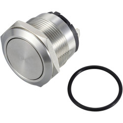 TruComponents 782623 Pushbutton ,Panel Mount,Off/On,SPST,Solder,IP67