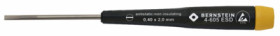 ESD screwdriver, 2 mm, slotted, BL 60 mm, L 160 mm, 4-605