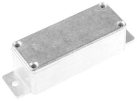 Obudowa ekranowana Srebrny z kołnierzem IP65 Neopren, 113.9 x 35.1 x 30mm, RS PRO