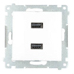 Ładowarka 2xUSB DC2USB.01/11 biała Kontakt Simon54