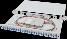 DN-96332/9 Fiber Optic Splice Box, Equipped, LC, OS2