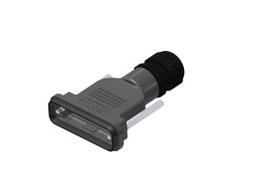 Osłona tylna D-Sub PBT Poziomy CONEC Standardowy