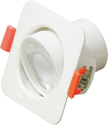 Oprawa punktowa LED 8W 640lm 840 60 40 square rotated