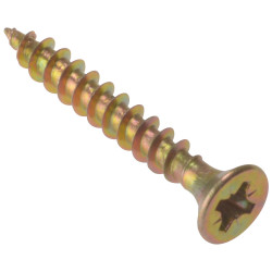 ForgeFix MPS3513Y Multi-Purpose Pozi Screw CSK ST ZYP 3.5 x 13mm Box 200