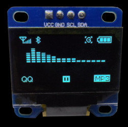 Opencircuit OLED display 128 x 64 I2C - Blue