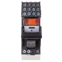 Przekaźnik mocy 230V ac 4PDT TE Connectivity 1W, na szynę DIN 19465Ω Śruba