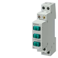 Lampka modułowa 3-fazowa zielona 230V 5TE5802