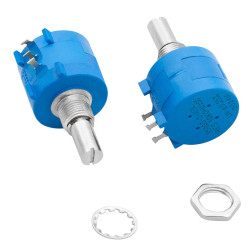 Multi-turn rotary potentiometer with protection resistor 3590S 10K ohm with adjustable resistance