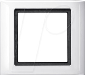 400119 Aqua design frame - 1-gang, polar white