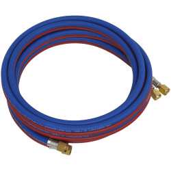 Sealey SGA5 Twin Rubber Hose Set Oxyacetylene 5m